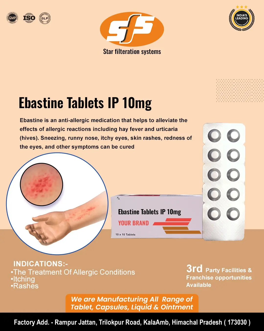 Ebastine Tablets 10mg