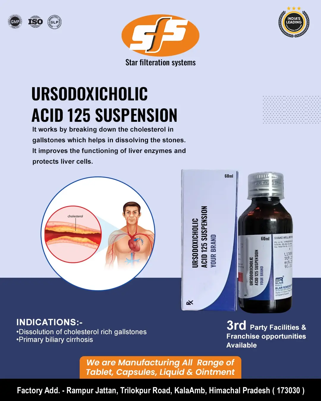 Ursodoxicholic Acid 125 suspension