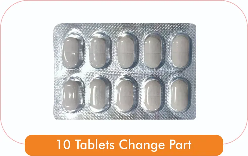 10 Tablets Change part (Blister)