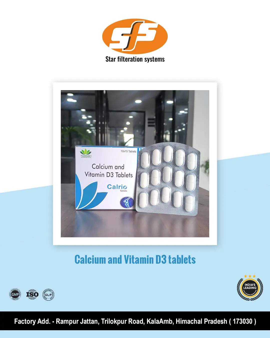 Calcium and Vitamin D3 Tablets