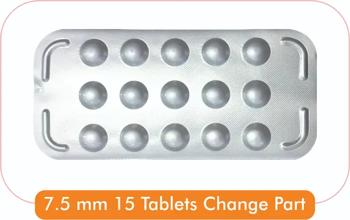 7.5mm 15 Tablets Change part