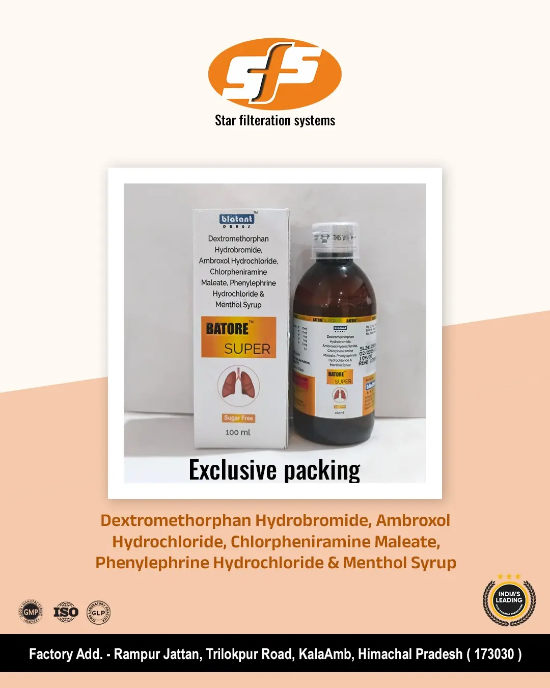 Batore super 100ml Syrup
